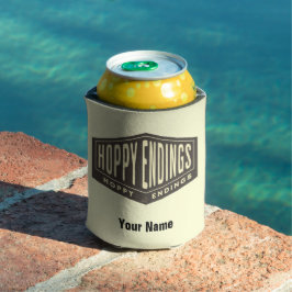Porta-lata Nome Personalizado Fecho de Fecho de Cerveja Hoppy