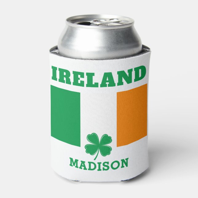 Porta-lata Nome Personalizado Irlanda (Can Front)