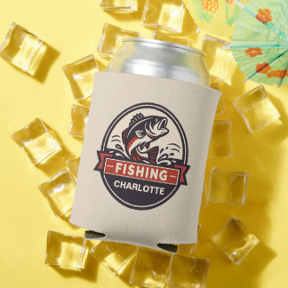 Porta-lata Nome Personalizado Pesca