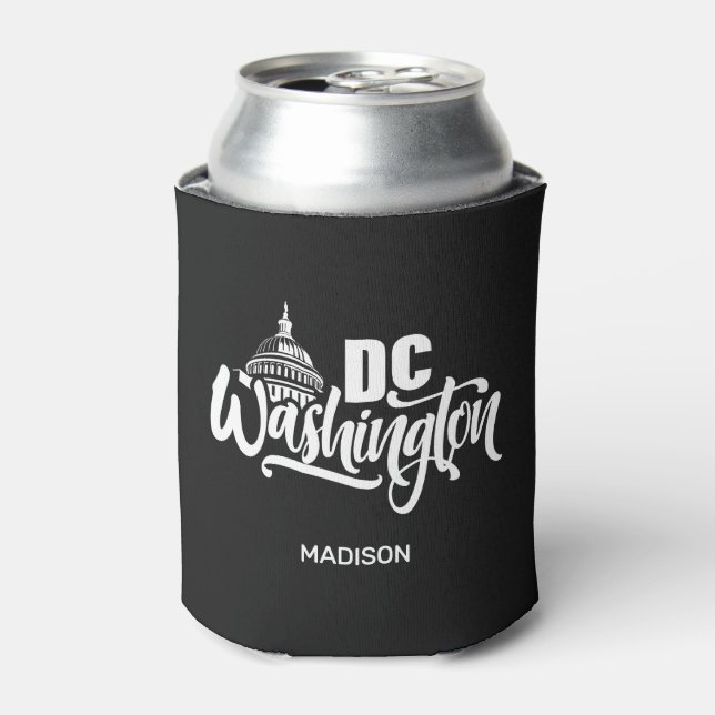 Porta-lata Nome Personalizado Washington DC (Can Front)