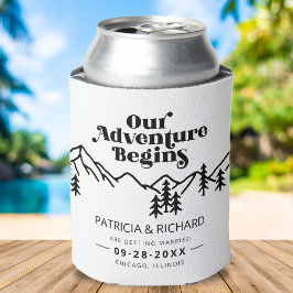 Porta-lata Nossa Aventura Começa Casamento ao Ar Livre Save T