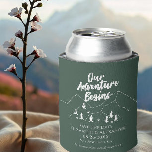 Porta-lata Nossa Aventura Começa O Casamento Da Floresta.