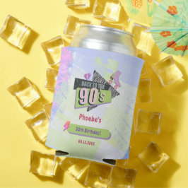 Porta-lata Nostalgic Back to the 90s Retro Festa de aniversár