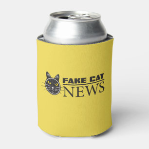 Porta-lata Notícia falsificada Coozie do gato