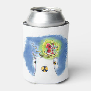 Porta-lata Nuked Santa Claus pode resfriar