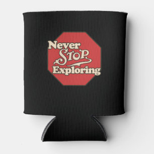 Porta-lata Nunca pare de explorar
