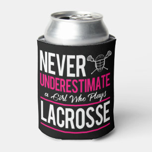 Porta-lata Nunca Subestime Um Gril Que Joga Lacrosse Lacre