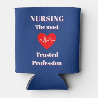 Porta-lata Nurse Most Trusted Profession Can Cooler