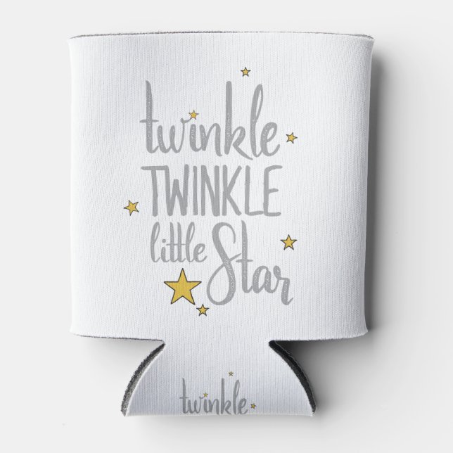 Porta-lata Nursery Rhymes Image Twinkle Twinkle Little Design (Frente)
