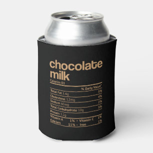 Porta-lata Nutrição de Chocolate Leite Fatos Engraçados Ação 