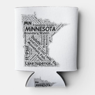 Porta-lata Nuvem de Palavras do Estado de Minnesota