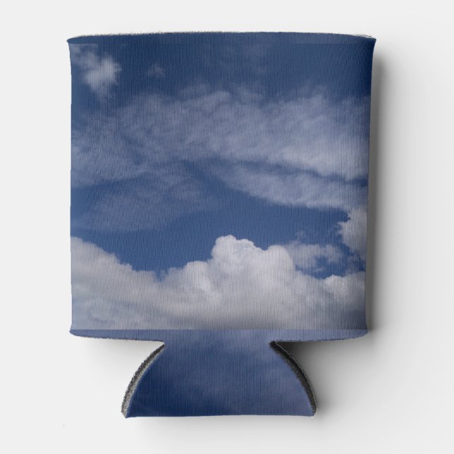 Porta-lata nuvens legal do céu azul (Frente)