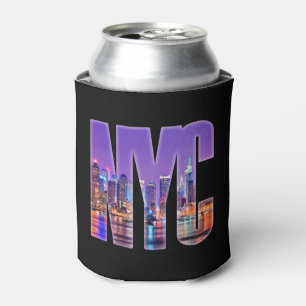 Porta-lata NYC Skyline (Claro)