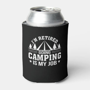Porta-lata O acampamento indo de acampamento da aposentadoria