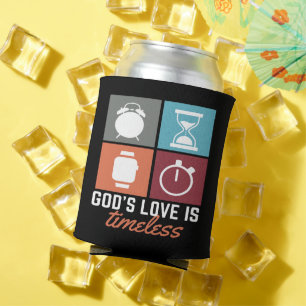 Porta-lata O amor de Deus é o Eterno Christian Can Cooler