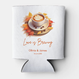 Porta-lata O Amor do Outono Está Sendo Preparado Chá de Noiva