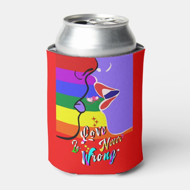 Porta-lata O amor nunca é orgulho errado (Can Front)