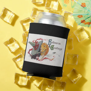 Porta-lata O Beijo da Bruxa: Um Jack o Lanterna no Halloween