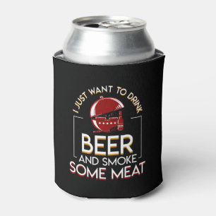 Porta-lata O CHURRASCO que grelha a cerveja quer o fumo