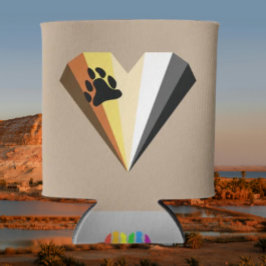 Porta-lata O Coração Do Orgulho De Urso Pode Beber Mais Frio