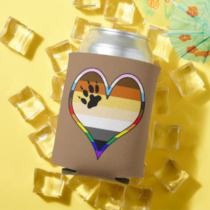 Porta-lata O Coração do Orgulho Urso pode arrefecer