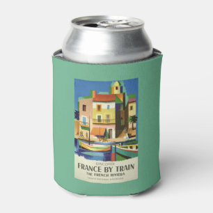 Porta-lata O costume da Viagens vintage francesa pode resfria