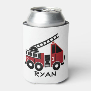 Porta-lata O costume do carro de bombeiros pode refrigerador
