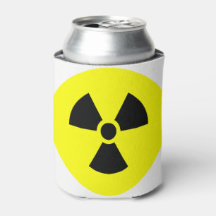 Porta-lata O costume do sinal da radiação pode refrigerador