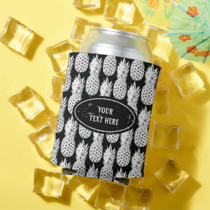 Porta-lata O costume tropical do teste padrão do abacaxi pod