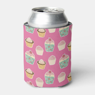 Porta-lata O Cupcake rosa pode resfriar