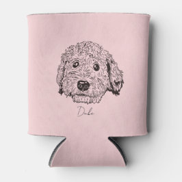 Porta-lata O Desenho Da Linha De Disco Do ouro Pode Ser Mais