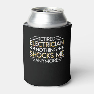 Porta-lata O eletricista da aposentadoria nada choca-se