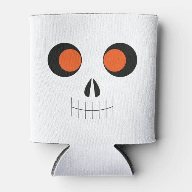 Porta-lata O Esqueleto Bonito De Halloween Pode Arrefecer (Frente)