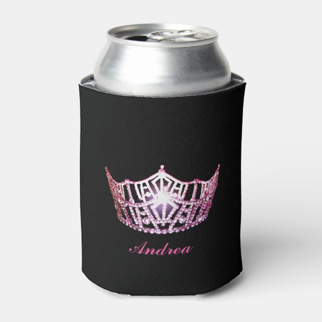 Porta-lata O estilo Miss América Crown Custom Can Cooler (Can Front)