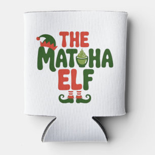 Porta-lata O Fada Matcha Divertido Bebida de Natal Matcha