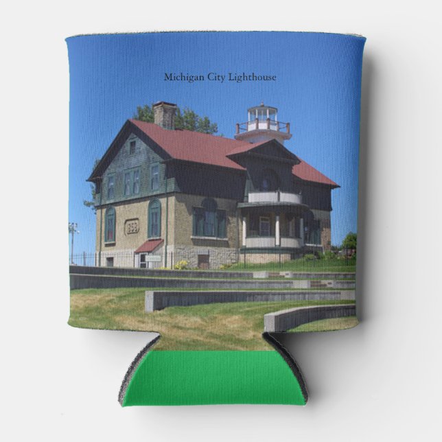 Porta-lata O Farol da cidade de Michigan pode ficar mais frio (Frente)