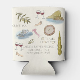 Porta-lata O favorito de casamento do Lago de Patterno Como C