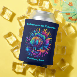 Porta-lata O-Fish-ally Em Peixes Coloridos Nas Férias