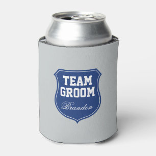 Porta-lata O Funny Team Groom pode resfriar para festa de cas
