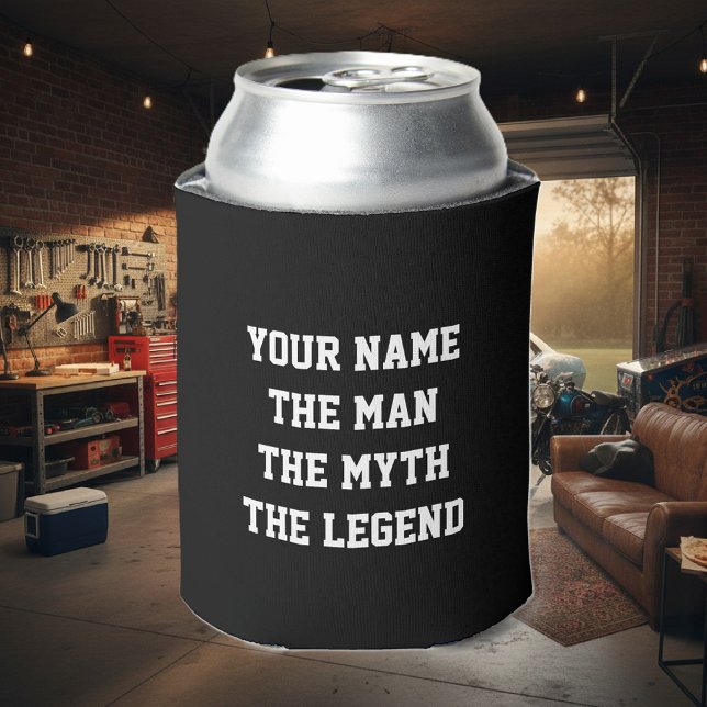 Porta-lata O homem, o mito, a lenda, pode mais legal para os  (man myth legend can cooler)