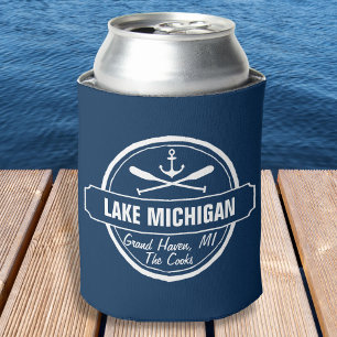 Porta-lata O Lago Michigan, cidade feita sob encomenda, nome,