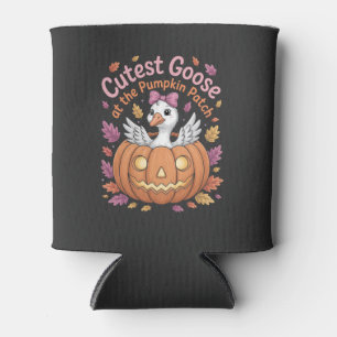 Porta-lata O maior ganso do Pumpkin Patch de Ação de Graças