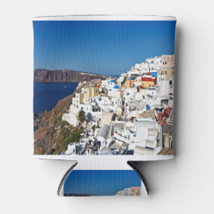 Porta-lata O maravilhoso Oia em Santorini, Grécia