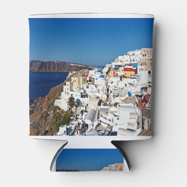 Porta-lata O maravilhoso Oia em Santorini, Grécia (Frente)