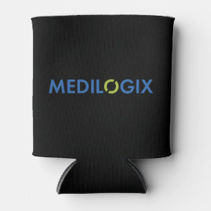 Porta-lata O MEDILOGIX pode resfriar o logotipo azul
