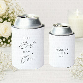 Porta-lata O Melhor Dia de Todos Casamento Isolante de Lata |