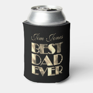 Porta-lata O melhor texto preto do pai e Dourado sempre