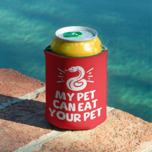 Porta-lata O Meu Pet Pode Comer O Seu Pet, Cobra Engraçado.