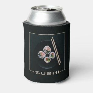 Porta-lata O monograma feito sob encomenda do sushi pode