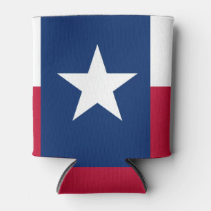 Porta-lata O nome da bandeira de Texas pode refrigerador